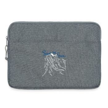 Save The Sea Ocean Lifeline - Laptoptasche 15" - Grau meliert - Vorne