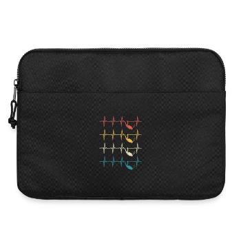 plongeur battement de coeur plongée diver diving - Sacoche pour ordinateur portable 15 pouces - noir - Devant
