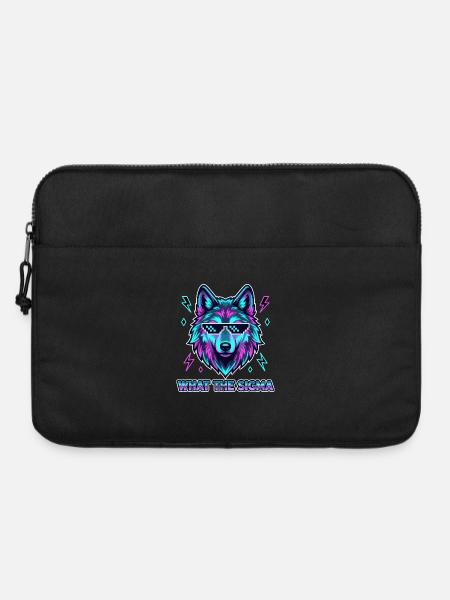 What The Sigma Wolf - Laptoptasche 15" - Schwarz