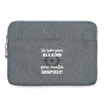 Tir à l’arc Tir sportif Réticule de chasse - Sacoche pour ordinateur portable 15 pouces - gris chiné - Devant