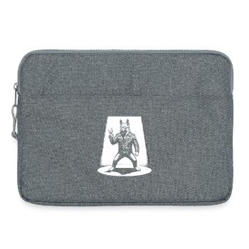 Cadeau musical rock rétro de bergers allemands - Sacoche pour ordinateur portable 15 pouces - gris chiné - Devant