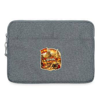 Collège du patrimoine espagnol - Sacoche pour ordinateur portable 15 pouces - gris chiné - Devant