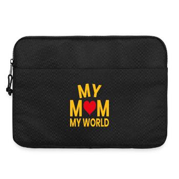 Ma mère, mon monde - Sacoche pour ordinateur portable 15 pouces - noir - Devant