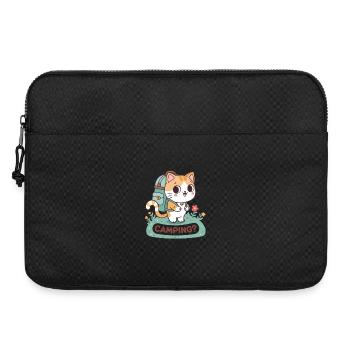 Adventurer Pastel Camper Cat - Laptop bag 15" - black - Front
