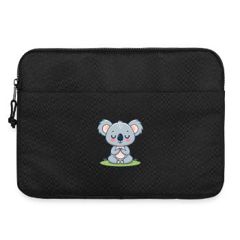 Koala zen en méditation - Sacoche pour ordinateur portable 15 pouces - noir - Devant