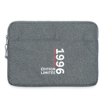 1996 vintage typographic style - Laptop bag 15" - heather grey - Front