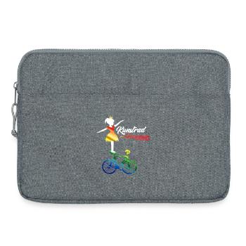 Artistic cycling, artistic cycling, indoor cycling - Laptop bag 15" - heather grey - Front
