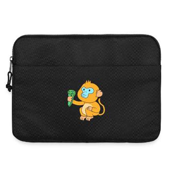 Snub-nosed monkey Monkey Chimpanzee - Laptop bag 15" - black - Front