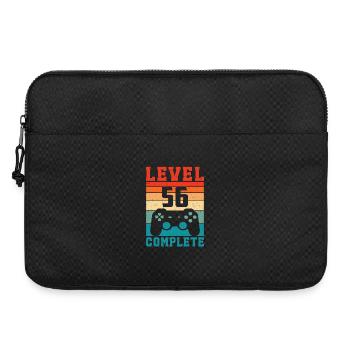 56. Geburtstag Level 56 Complete 56 Jahre Gamer - Laptoptasche 15" - Schwarz - Vorne