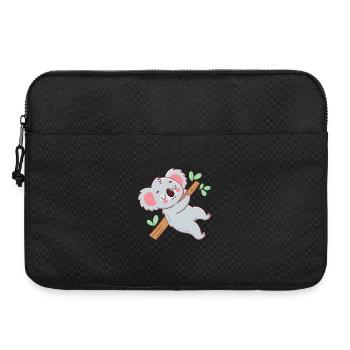 Kuscheliger Koala am Ast - Laptoptasche 15" - Schwarz - Vorne