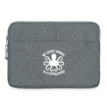 Octopus Spirit Animal - Laptop bag 15" - heather grey - Front