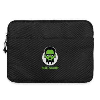 Zombie Head  - Halloween Creepy Undead Design - Laptop bag 15" - black - Front