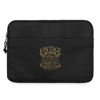 Vintage 1996 Jahrgang Geburtstag Retro Geschenk - Laptoptasche 15" - Schwarz - Vorne