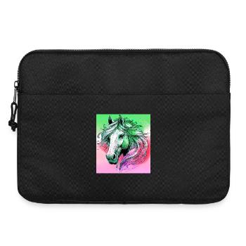 Pferd - Laptoptasche 15" - Schwarz - Vorne