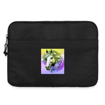 Pferd - Laptoptasche 15" - Schwarz - Vorne