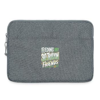 Ernährung Gesundheit Experte - Laptoptasche 15" - Grau meliert - Vorne
