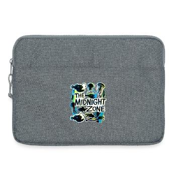 The Midnight Plastic Zone - Laptop bag 15" - heather grey - Front