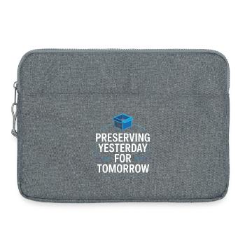 Preserving Yesterday for Tomorrow - Laptop bag 15" - heather grey - Front