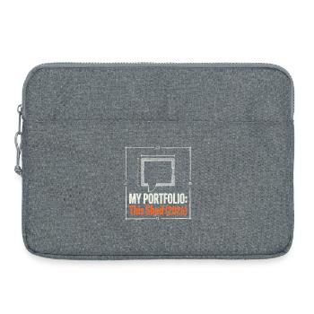 My Portfolio - Laptoptasche 15" - Grau meliert - Vorne