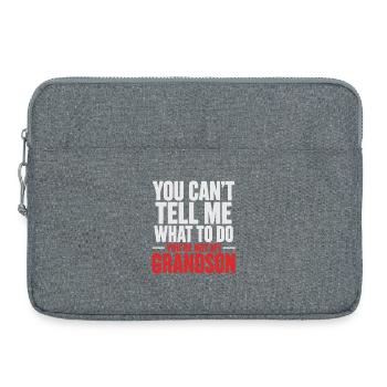 Humour Grand-Père & Grand-Mère - You're Not My Gra - Sacoche pour ordinateur portable 15 pouces - gris chiné - Devant