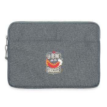 La Reine de la Saucisse - Sacoche pour ordinateur portable 15 pouces - gris chiné - Devant