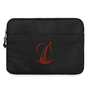 Sailing Sailboat Gift Idea - Laptop bag 15" - black - Front