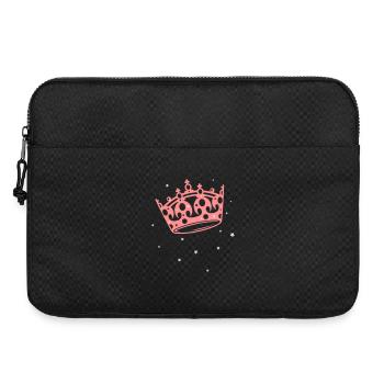 Princesse, Queen Couronneavec des étoiles. - Sacoche pour ordinateur portable 15 pouces - noir - Devant