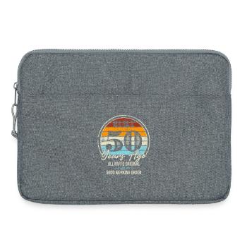 Fifty Years Ago All Parts Original - Laptop bag 15" - heather grey - Front