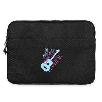 Musique de guitare classique - Sacoche pour ordinateur portable 15 pouces - noir - Devant