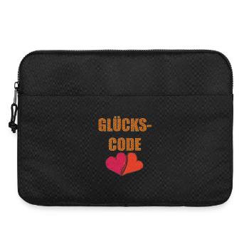GLÜCKS CODE - Laptoptasche 15" - Schwarz - Vorne