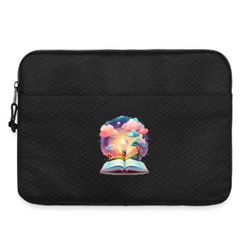 Mondes de livres enchanteurs - Sacoche pour ordinateur portable 15 pouces - noir - Devant