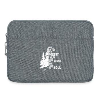 Forest Mind Soul Quest - Laptop bag 15" - heather grey - Front