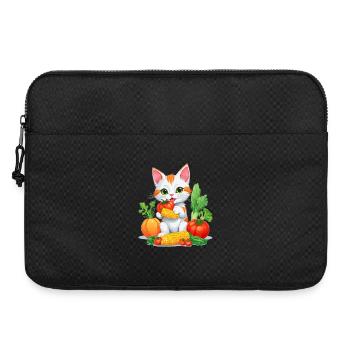 Organic Cat - Laptop bag 15" - black - Front