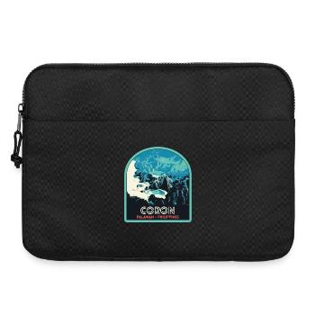 Paradis tropical : Côte de Coron, Palawan - Sacoche pour ordinateur portable 15 pouces - noir - Devant