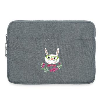 Osterhase Osterfest - Laptoptasche 15" - Grau meliert - Vorne