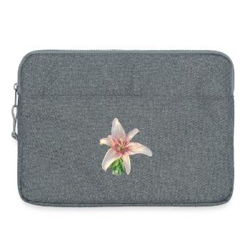 PINK LILY - Laptop bag 15" - heather grey - Front