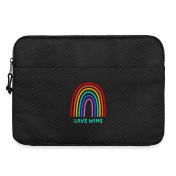 Love wins - Laptop bag 15" - black - Front