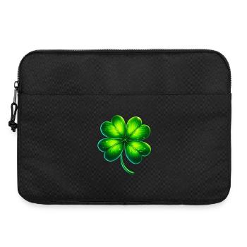 Trèfle à quatre feuilles - Sacoche pour ordinateur portable 15 pouces - noir - Devant