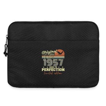 1957 Oktober 1957 Geburtstag Oktober 1957 - Laptoptasche 15" - Schwarz - Vorne