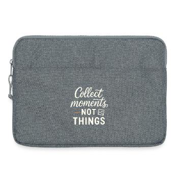 Collect_Moments - Laptoptasche 15" - Grau meliert - Vorne