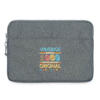 1969 - Laptop bag 15" - heather grey - Front