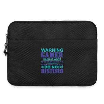 Mode joueur Ne pas déranger - Sacoche pour ordinateur portable 15 pouces - noir - Devant