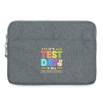 Lehrer Prüfung - Laptoptasche 15" - Grau meliert - Vorne