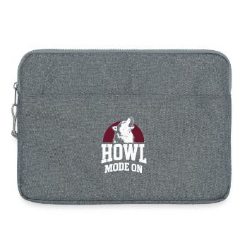 Mode Hurlement sur le design Husky - Sacoche pour ordinateur portable 15 pouces - gris chiné - Devant