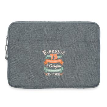 Made 75 Years Ago Original Parts - Laptop bag 15" - heather grey - Front