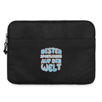 Physical education teacher as a vocation - Laptop bag 15" - black - Front