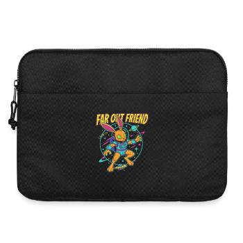 Far Out Bunny Weltraum - Laptoptasche 15" - Schwarz - Vorne