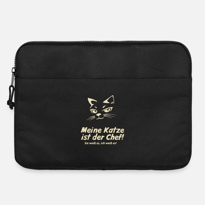 Meine Katze ist der Chef - Laptop bag 15" - black