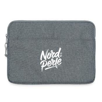 Nordperle Hamburg Nordsee Ostsee Norddeutsch Deern - Laptoptasche 15" - Grau meliert - Vorne
