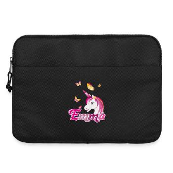 Emma, maiden name, favorite name - Laptop bag 15" - black - Front